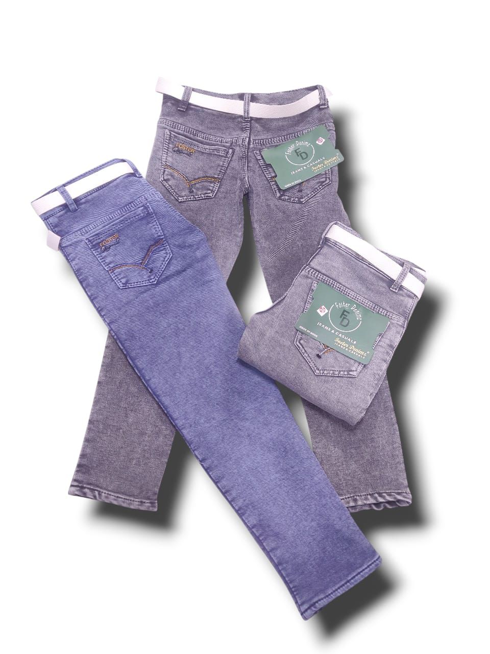 Dusty Knitted Back Pocket Kadai Jeans