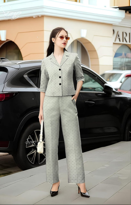 JACQUARD DESIGN CO ORD SET